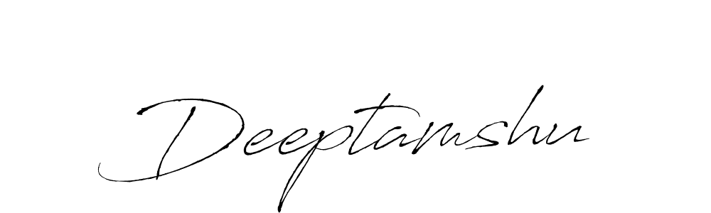 Create a beautiful signature design for name Deeptamshu. With this signature (Antro_Vectra) fonts, you can make a handwritten signature for free. Deeptamshu signature style 6 images and pictures png