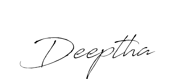 It looks lik you need a new signature style for name Deeptha. Design unique handwritten (Antro_Vectra) signature with our free signature maker in just a few clicks. Deeptha signature style 6 images and pictures png