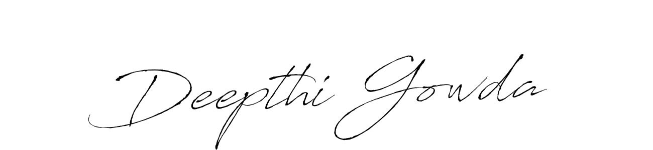 Also You can easily find your signature by using the search form. We will create Deepthi Gowda name handwritten signature images for you free of cost using Antro_Vectra sign style. Deepthi Gowda signature style 6 images and pictures png