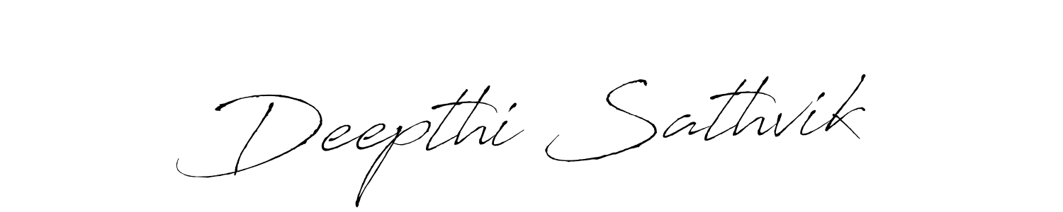 Also we have Deepthi Sathvik name is the best signature style. Create professional handwritten signature collection using Antro_Vectra autograph style. Deepthi Sathvik signature style 6 images and pictures png