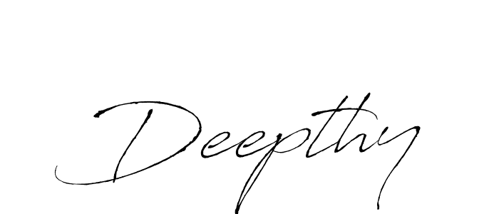 Make a beautiful signature design for name Deepthy. Use this online signature maker to create a handwritten signature for free. Deepthy signature style 6 images and pictures png