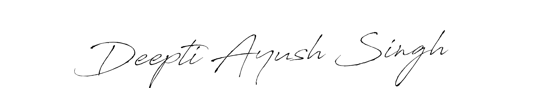 You should practise on your own different ways (Antro_Vectra) to write your name (Deepti Ayush Singh) in signature. don't let someone else do it for you. Deepti Ayush Singh signature style 6 images and pictures png