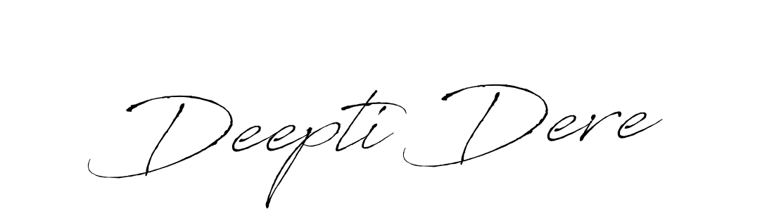 It looks lik you need a new signature style for name Deepti Dere. Design unique handwritten (Antro_Vectra) signature with our free signature maker in just a few clicks. Deepti Dere signature style 6 images and pictures png