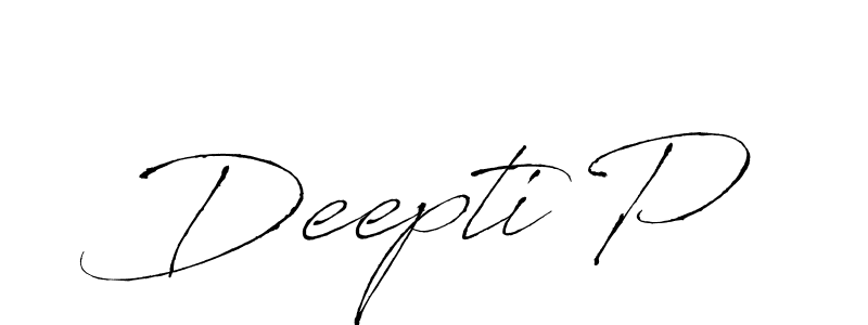 Similarly Antro_Vectra is the best handwritten signature design. Signature creator online .You can use it as an online autograph creator for name Deepti P. Deepti P signature style 6 images and pictures png