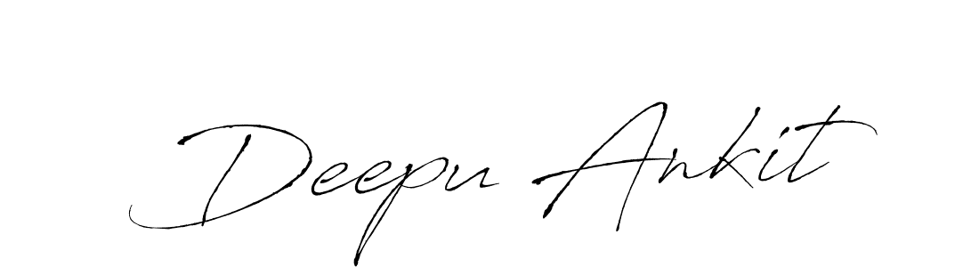 Similarly Antro_Vectra is the best handwritten signature design. Signature creator online .You can use it as an online autograph creator for name Deepu Ankit. Deepu Ankit signature style 6 images and pictures png