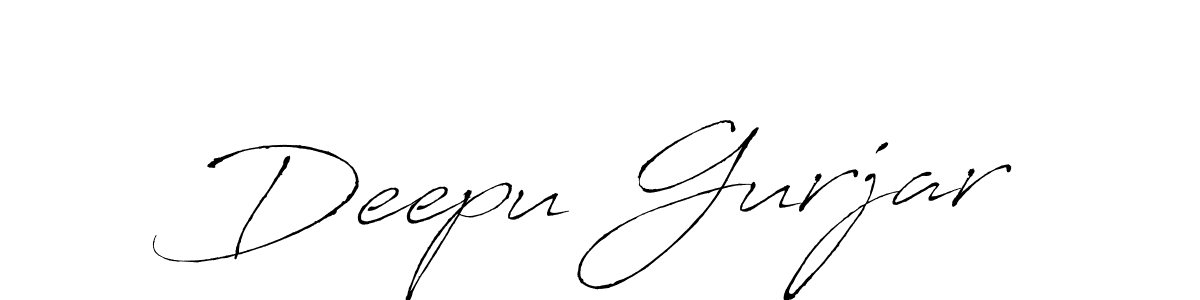 The best way (Antro_Vectra) to make a short signature is to pick only two or three words in your name. The name Deepu Gurjar include a total of six letters. For converting this name. Deepu Gurjar signature style 6 images and pictures png