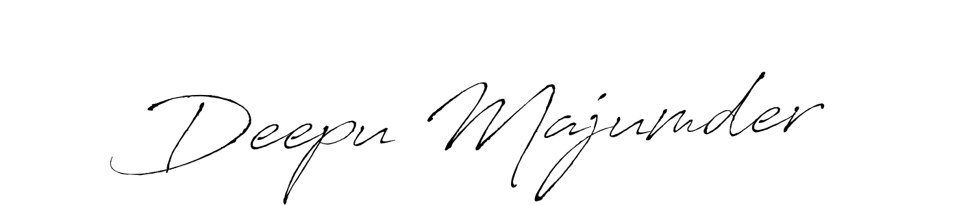 Make a short Deepu Majumder signature style. Manage your documents anywhere anytime using Antro_Vectra. Create and add eSignatures, submit forms, share and send files easily. Deepu Majumder signature style 6 images and pictures png