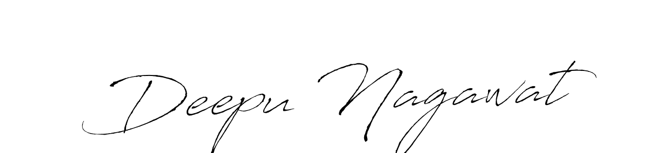 The best way (Antro_Vectra) to make a short signature is to pick only two or three words in your name. The name Deepu Nagawat include a total of six letters. For converting this name. Deepu Nagawat signature style 6 images and pictures png