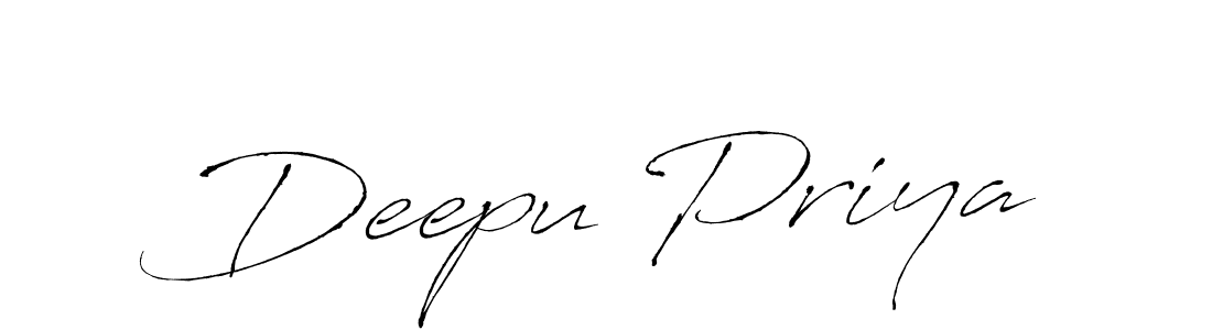 The best way (Antro_Vectra) to make a short signature is to pick only two or three words in your name. The name Deepu Priya include a total of six letters. For converting this name. Deepu Priya signature style 6 images and pictures png