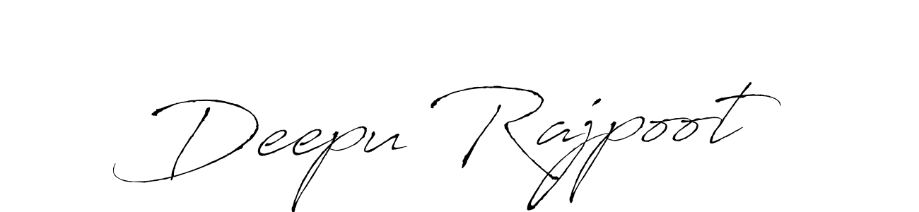 Use a signature maker to create a handwritten signature online. With this signature software, you can design (Antro_Vectra) your own signature for name Deepu Rajpoot. Deepu Rajpoot signature style 6 images and pictures png