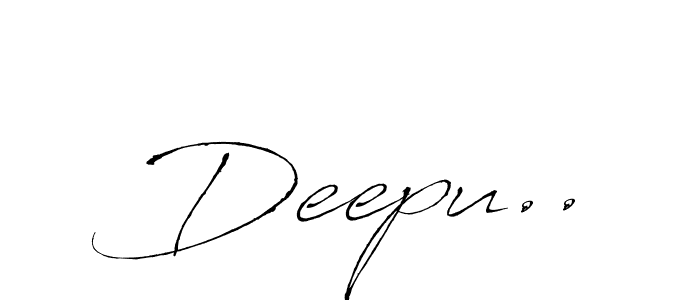 if you are searching for the best signature style for your name Deepu... so please give up your signature search. here we have designed multiple signature styles  using Antro_Vectra. Deepu.. signature style 6 images and pictures png