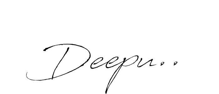 Make a beautiful signature design for name Deepu... Use this online signature maker to create a handwritten signature for free. Deepu.. signature style 6 images and pictures png