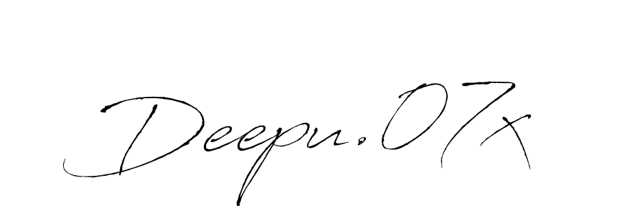 Also we have Deepu.07x name is the best signature style. Create professional handwritten signature collection using Antro_Vectra autograph style. Deepu.07x signature style 6 images and pictures png