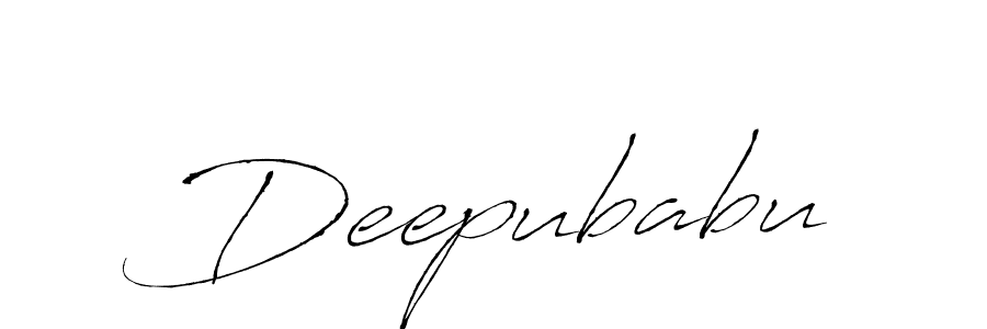 Deepubabu stylish signature style. Best Handwritten Sign (Antro_Vectra) for my name. Handwritten Signature Collection Ideas for my name Deepubabu. Deepubabu signature style 6 images and pictures png