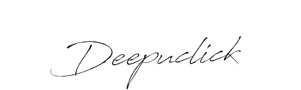 if you are searching for the best signature style for your name Deepuclick. so please give up your signature search. here we have designed multiple signature styles  using Antro_Vectra. Deepuclick signature style 6 images and pictures png