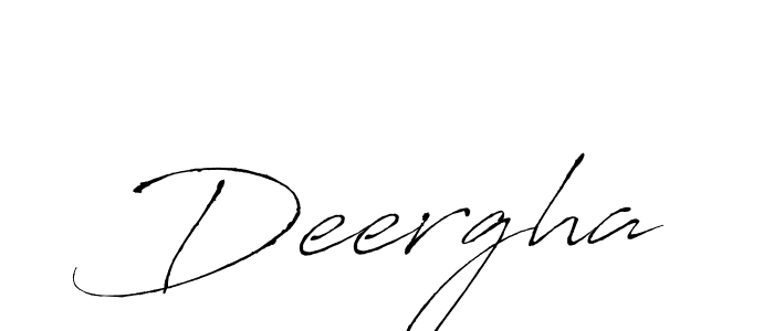 if you are searching for the best signature style for your name Deergha. so please give up your signature search. here we have designed multiple signature styles  using Antro_Vectra. Deergha signature style 6 images and pictures png