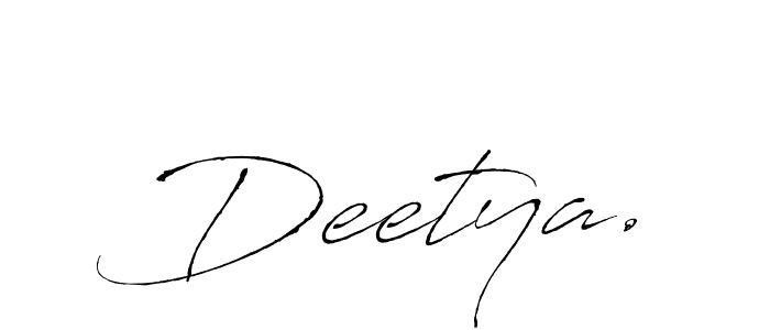 Use a signature maker to create a handwritten signature online. With this signature software, you can design (Antro_Vectra) your own signature for name Deetya.. Deetya. signature style 6 images and pictures png