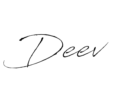 Create a beautiful signature design for name Deev. With this signature (Antro_Vectra) fonts, you can make a handwritten signature for free. Deev signature style 6 images and pictures png