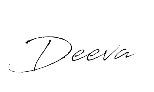 Make a beautiful signature design for name Deeva. With this signature (Antro_Vectra) style, you can create a handwritten signature for free. Deeva signature style 6 images and pictures png