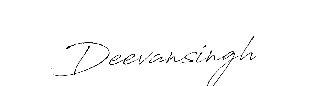 How to make Deevansingh name signature. Use Antro_Vectra style for creating short signs online. This is the latest handwritten sign. Deevansingh signature style 6 images and pictures png