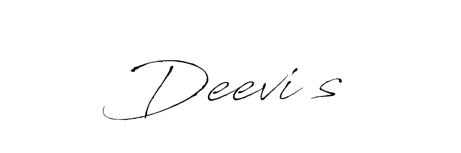 Use a signature maker to create a handwritten signature online. With this signature software, you can design (Antro_Vectra) your own signature for name Deevi’s. Deevi’s signature style 6 images and pictures png