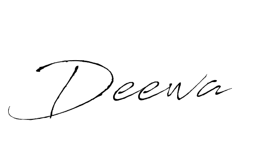 Make a beautiful signature design for name Deewa. With this signature (Antro_Vectra) style, you can create a handwritten signature for free. Deewa signature style 6 images and pictures png