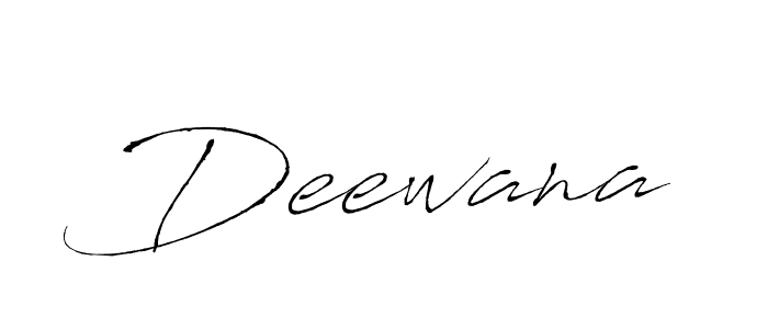 Also we have Deewana name is the best signature style. Create professional handwritten signature collection using Antro_Vectra autograph style. Deewana signature style 6 images and pictures png