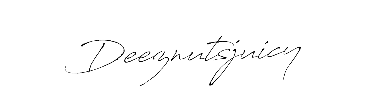 How to make Deeznutsjuicy signature? Antro_Vectra is a professional autograph style. Create handwritten signature for Deeznutsjuicy name. Deeznutsjuicy signature style 6 images and pictures png