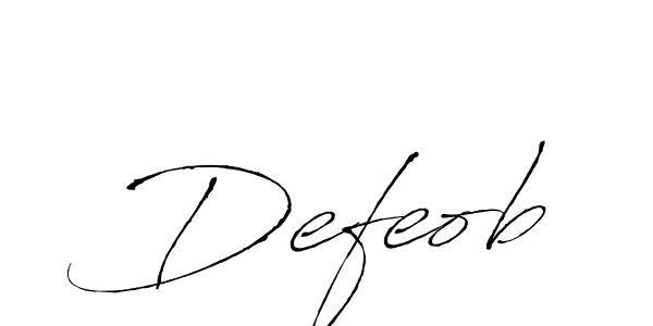 How to Draw Defeob signature style? Antro_Vectra is a latest design signature styles for name Defeob. Defeob signature style 6 images and pictures png