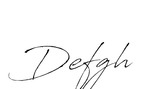 Create a beautiful signature design for name Defgh. With this signature (Antro_Vectra) fonts, you can make a handwritten signature for free. Defgh signature style 6 images and pictures png