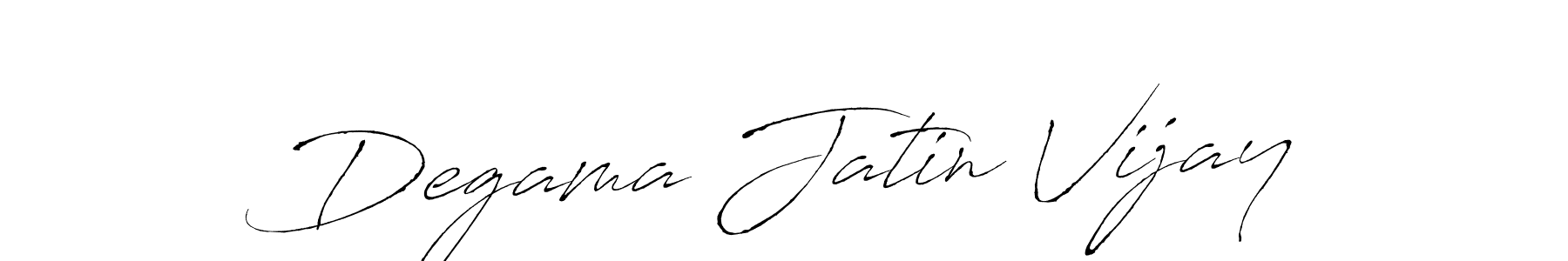 The best way (Antro_Vectra) to make a short signature is to pick only two or three words in your name. The name Degama Jatin Vijay include a total of six letters. For converting this name. Degama Jatin Vijay signature style 6 images and pictures png