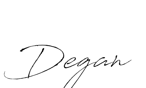 Degan stylish signature style. Best Handwritten Sign (Antro_Vectra) for my name. Handwritten Signature Collection Ideas for my name Degan. Degan signature style 6 images and pictures png