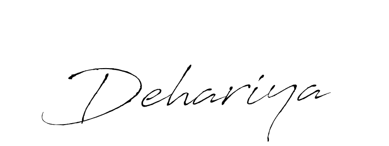 Dehariya stylish signature style. Best Handwritten Sign (Antro_Vectra) for my name. Handwritten Signature Collection Ideas for my name Dehariya. Dehariya signature style 6 images and pictures png