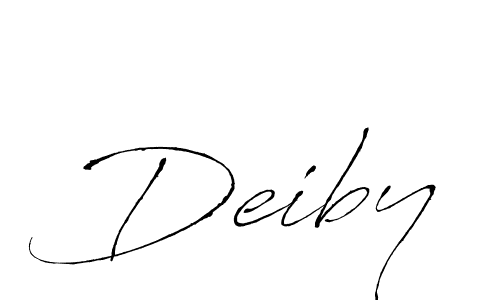 Deiby stylish signature style. Best Handwritten Sign (Antro_Vectra) for my name. Handwritten Signature Collection Ideas for my name Deiby. Deiby signature style 6 images and pictures png