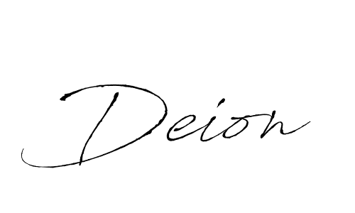 How to make Deion signature? Antro_Vectra is a professional autograph style. Create handwritten signature for Deion name. Deion signature style 6 images and pictures png