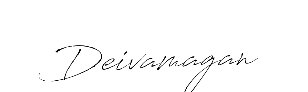 Create a beautiful signature design for name Deivamagan. With this signature (Antro_Vectra) fonts, you can make a handwritten signature for free. Deivamagan signature style 6 images and pictures png