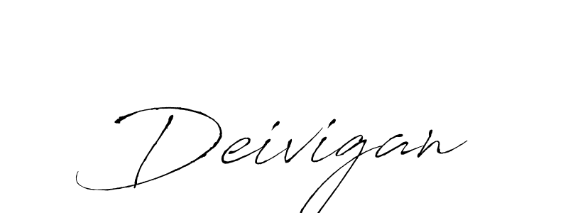 Deivigan stylish signature style. Best Handwritten Sign (Antro_Vectra) for my name. Handwritten Signature Collection Ideas for my name Deivigan. Deivigan signature style 6 images and pictures png