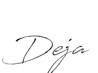 How to Draw Deja signature style? Antro_Vectra is a latest design signature styles for name Deja. Deja signature style 6 images and pictures png