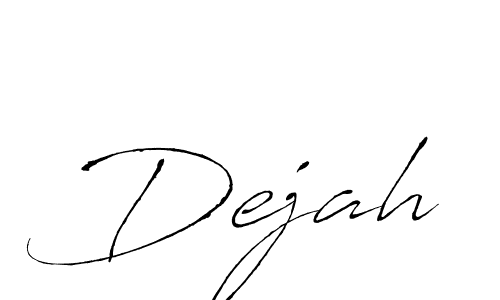 Use a signature maker to create a handwritten signature online. With this signature software, you can design (Antro_Vectra) your own signature for name Dejah. Dejah signature style 6 images and pictures png