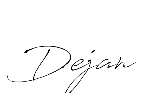 You should practise on your own different ways (Antro_Vectra) to write your name (Dejan) in signature. don't let someone else do it for you. Dejan signature style 6 images and pictures png