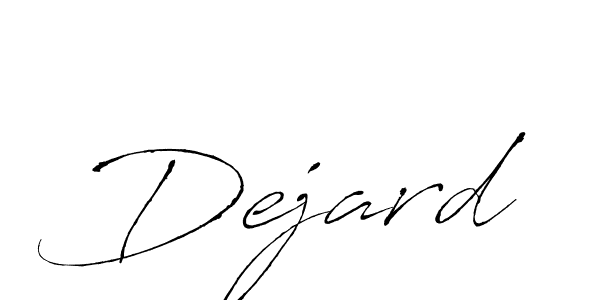 Dejard stylish signature style. Best Handwritten Sign (Antro_Vectra) for my name. Handwritten Signature Collection Ideas for my name Dejard. Dejard signature style 6 images and pictures png
