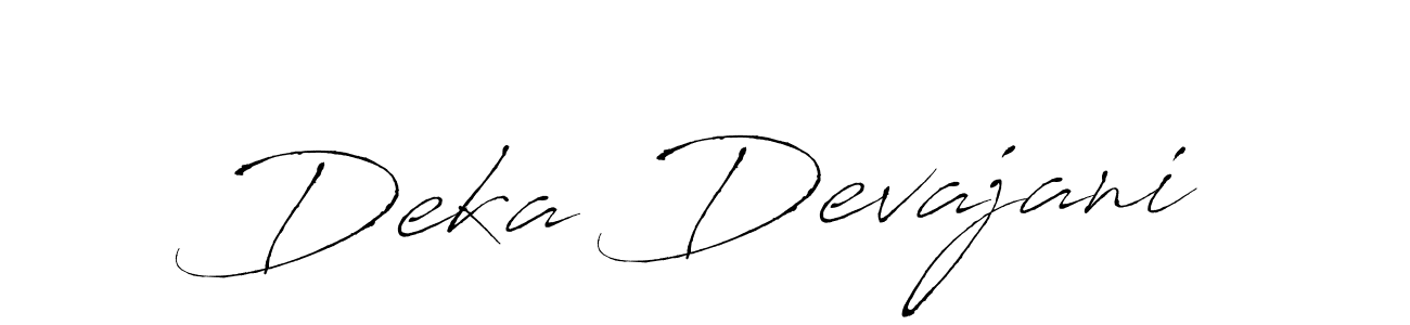 This is the best signature style for the Deka Devajani name. Also you like these signature font (Antro_Vectra). Mix name signature. Deka Devajani signature style 6 images and pictures png