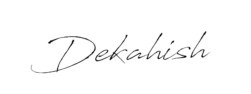 Similarly Antro_Vectra is the best handwritten signature design. Signature creator online .You can use it as an online autograph creator for name Dekahish. Dekahish signature style 6 images and pictures png