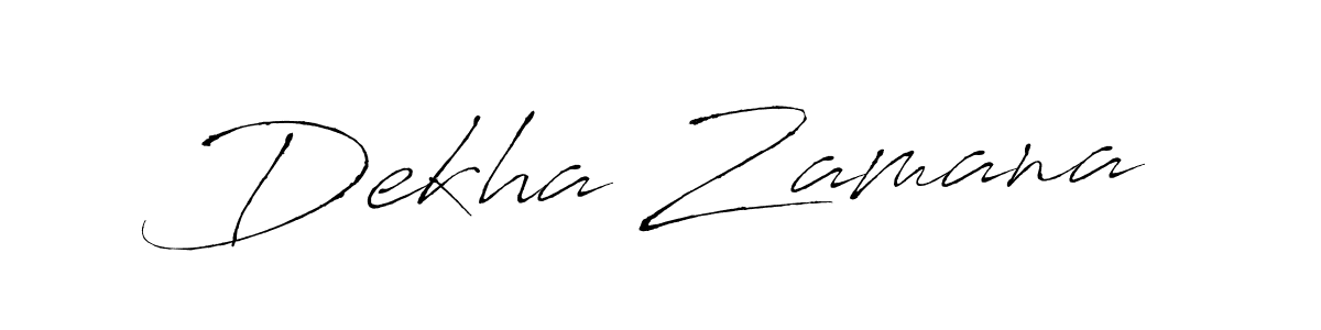 Also You can easily find your signature by using the search form. We will create Dekha Zamana name handwritten signature images for you free of cost using Antro_Vectra sign style. Dekha Zamana signature style 6 images and pictures png