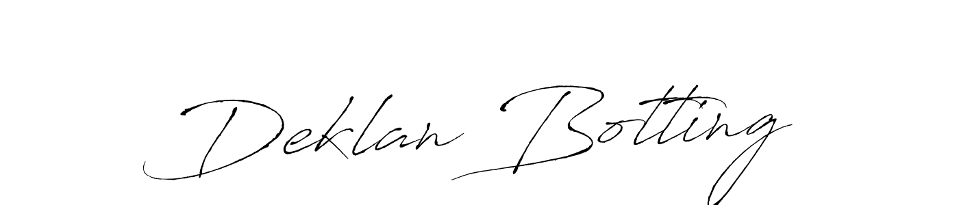 It looks lik you need a new signature style for name Deklan Botting. Design unique handwritten (Antro_Vectra) signature with our free signature maker in just a few clicks. Deklan Botting signature style 6 images and pictures png