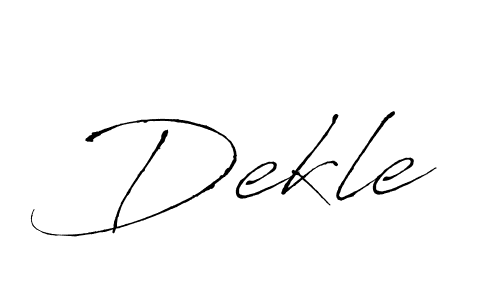 if you are searching for the best signature style for your name Dekle. so please give up your signature search. here we have designed multiple signature styles  using Antro_Vectra. Dekle signature style 6 images and pictures png