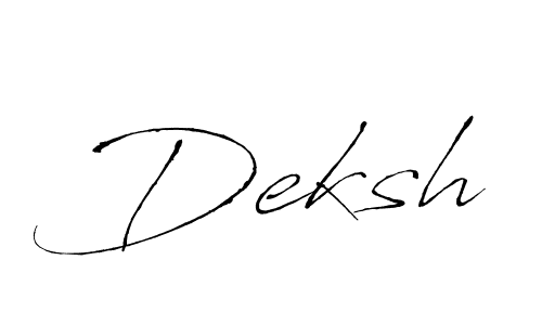 The best way (Antro_Vectra) to make a short signature is to pick only two or three words in your name. The name Deksh include a total of six letters. For converting this name. Deksh signature style 6 images and pictures png