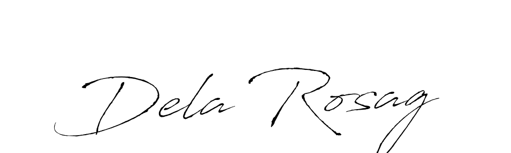 Also we have Dela Rosag name is the best signature style. Create professional handwritten signature collection using Antro_Vectra autograph style. Dela Rosag signature style 6 images and pictures png