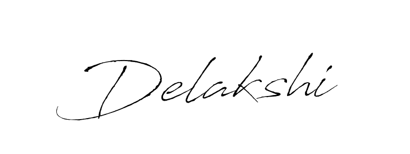 Antro_Vectra is a professional signature style that is perfect for those who want to add a touch of class to their signature. It is also a great choice for those who want to make their signature more unique. Get Delakshi name to fancy signature for free. Delakshi signature style 6 images and pictures png