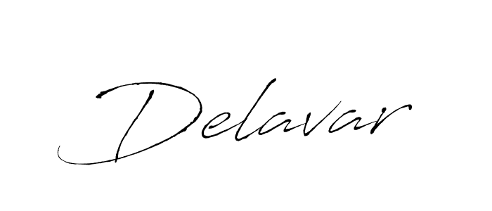 Create a beautiful signature design for name Delavar. With this signature (Antro_Vectra) fonts, you can make a handwritten signature for free. Delavar signature style 6 images and pictures png